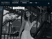 Tablet Screenshot of bluebellbridal.com